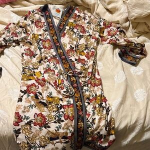 FARM Rio Multicolor Floral wrap dress